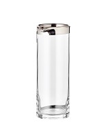 Karaffe Anis (0,75 Liter), mundgeblasenes Kristallglas, Platinrand