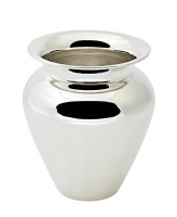Vase Antonia, schwerversilbert, Höhe 21 cm, Durchmesser 18 cm, Öffnung Durchmesser 12 cm