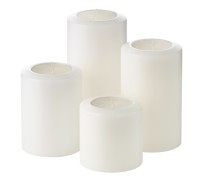 4er-Set Dauerkerze Cornelius Pine (Höhe 6/8/10/12 cm, ø 6 cm), weiß, Teelichthalter, hitzebeständig